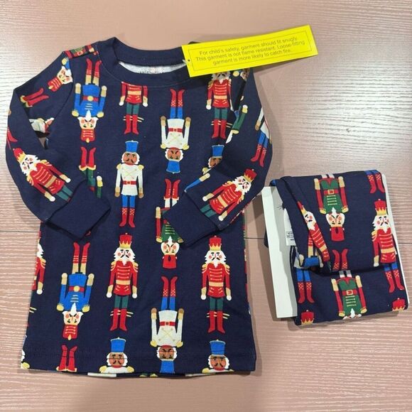 New Janie & Jack Good Night Pajama in Nut Cracker 12-18M - Picture 5 of 6